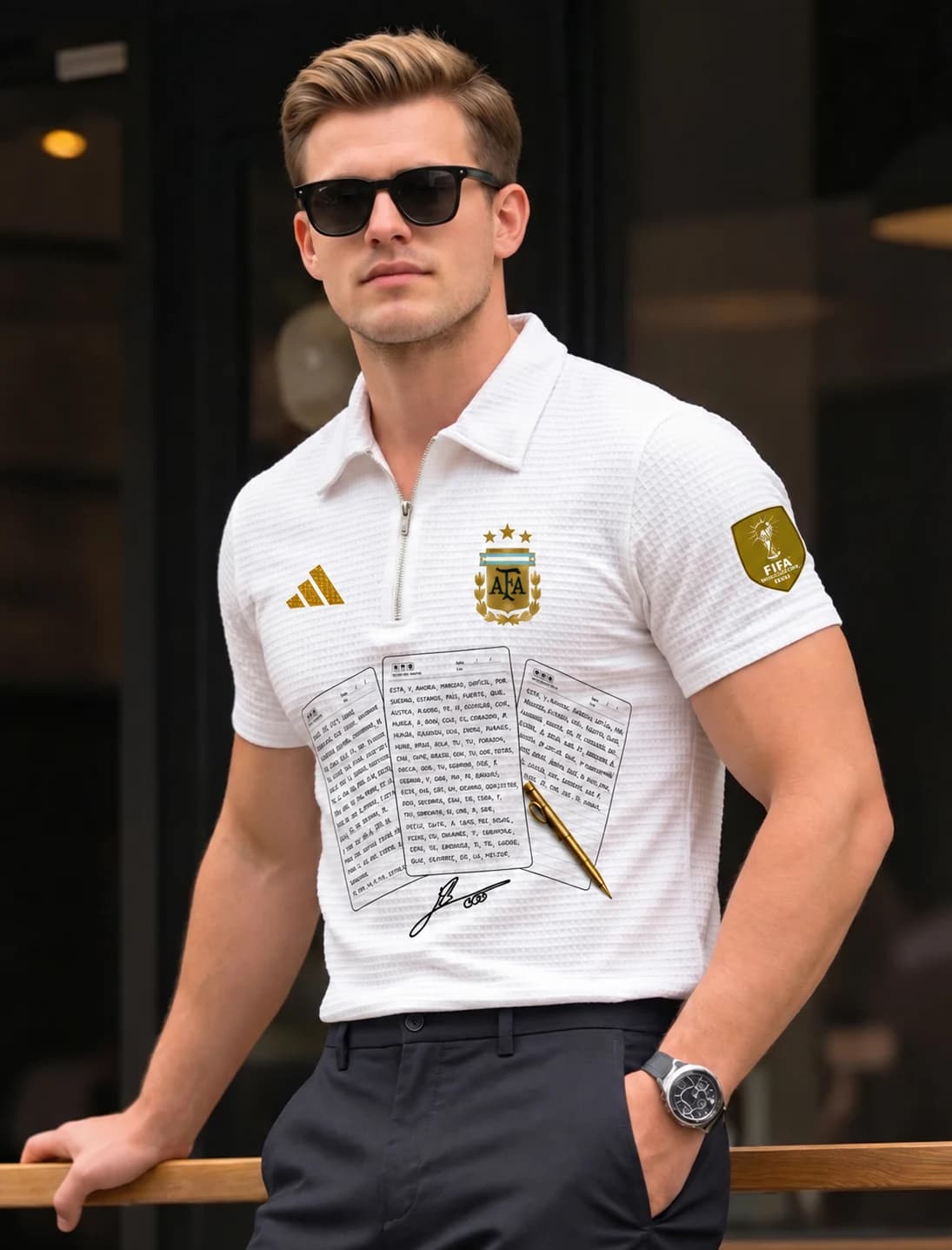 TX189 white Argentina POLO