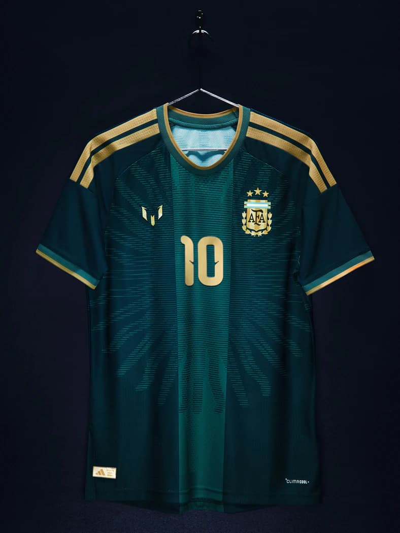 TX164 Green Messi Player Edition Jersey